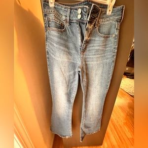 American Eagle High Rise Artist Flare Jeans